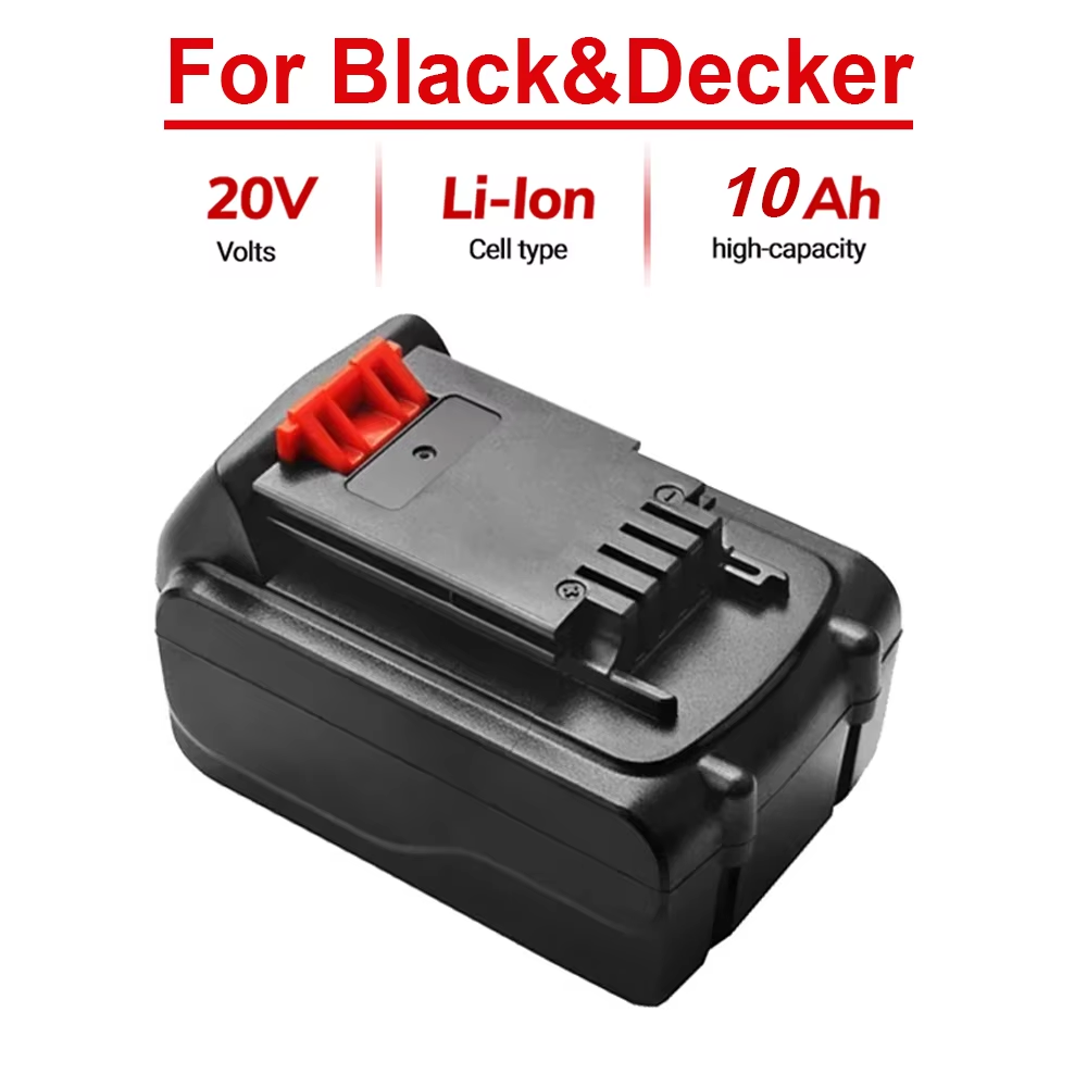 Black+Decker Tool Cordless - 20v 10Ah BL2018 Pengganti Baterai Black