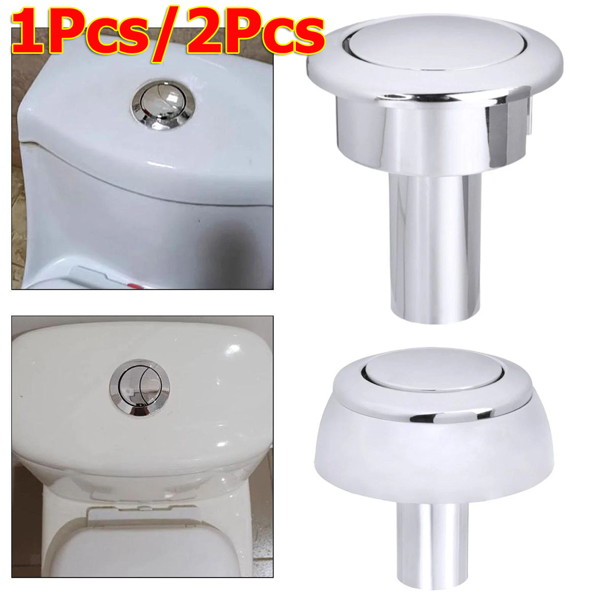 Toilet Fill Valve - 1 Buah/2 Buah Tombol Tekan Tunggal