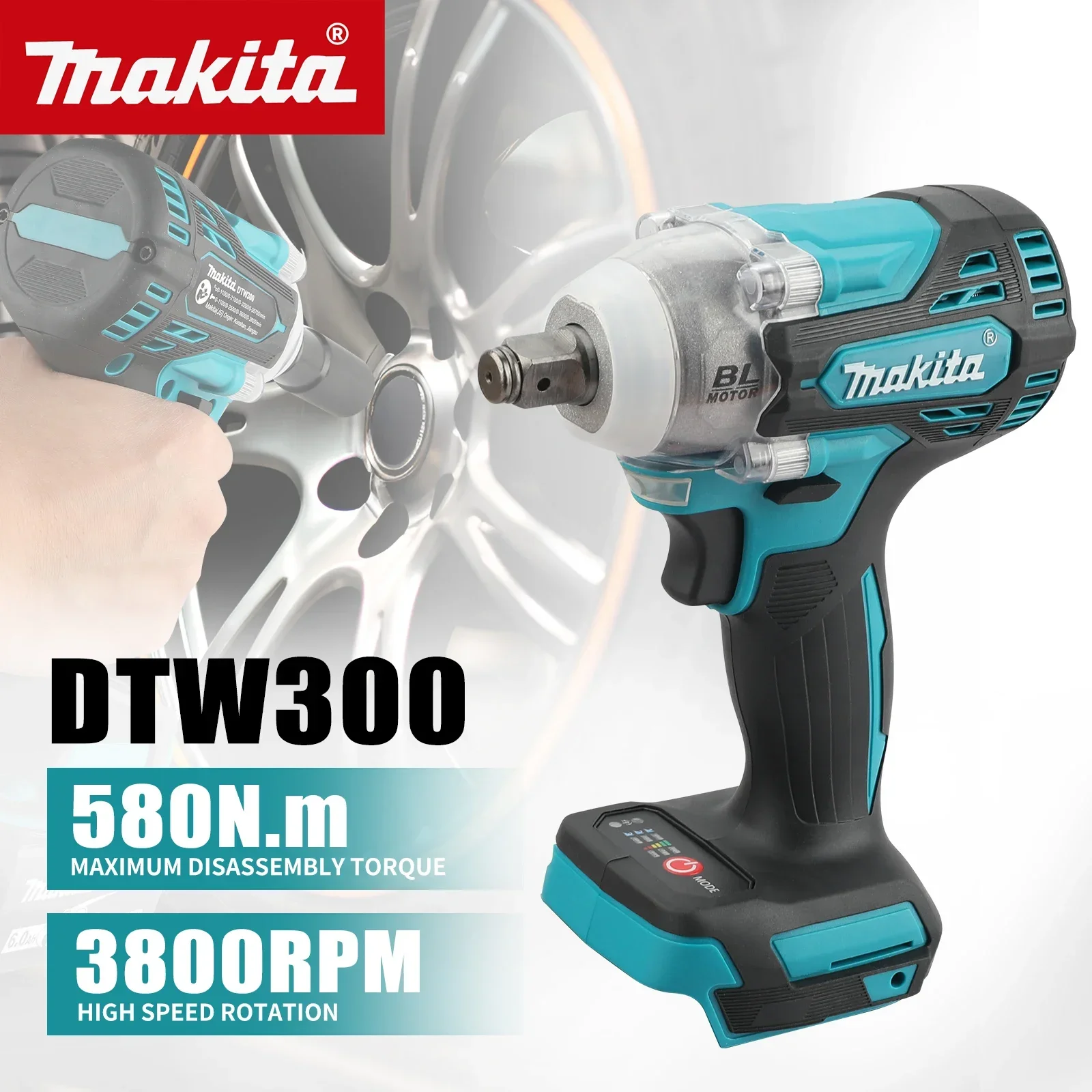 Set Alat Ganda Makita 18V DTW3 - Makita Drill Dtw300 ulasan dan harga