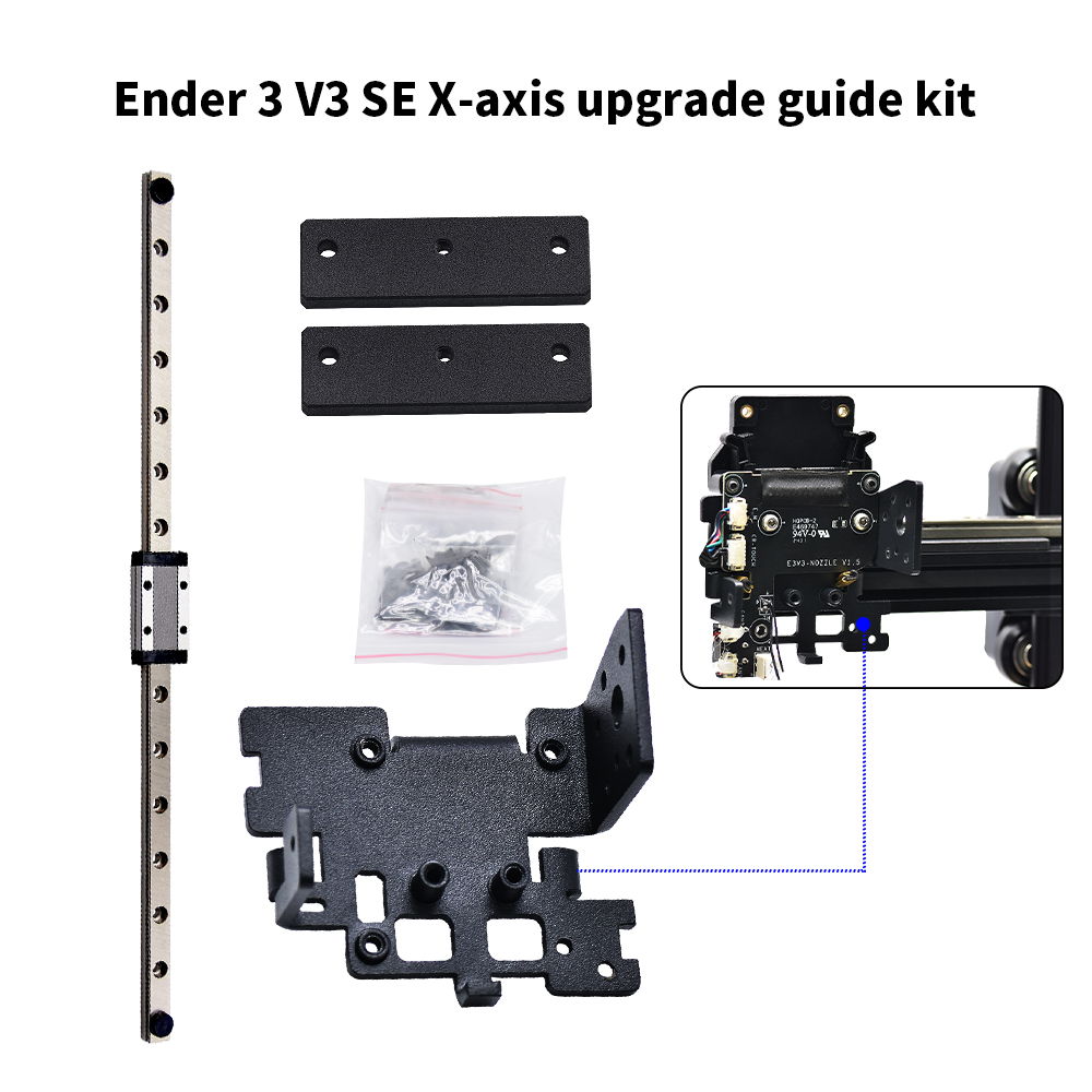 Kit Panduan Linear Ganda Sumbu - Creality Printer Ender 3 ulasan dan harga