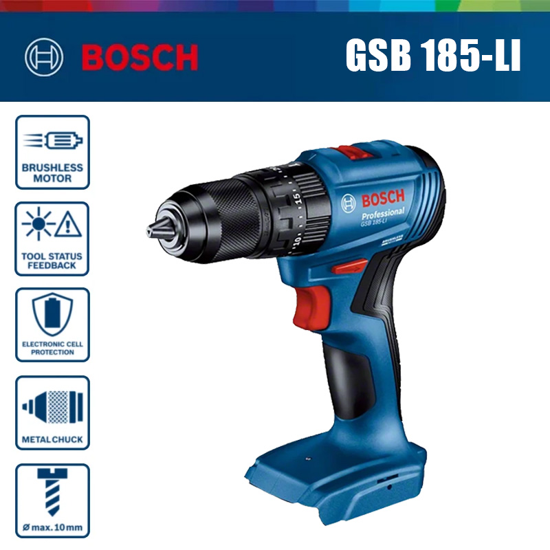 Bosch GSB 185-LI 18V Bor Impac - Bosch Drill Gsb 18V ulasan dan harga