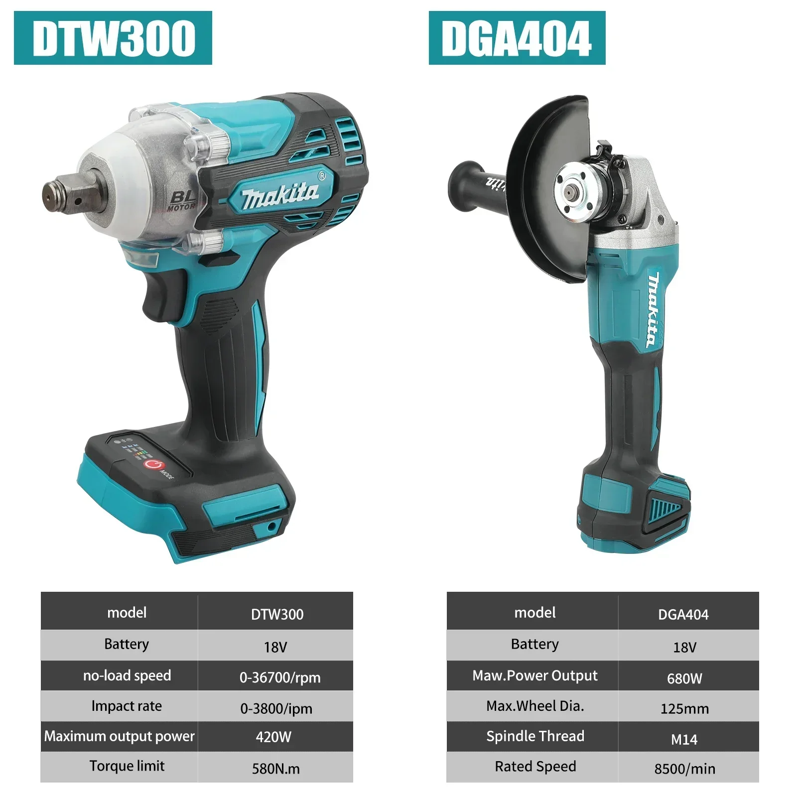 Makita DTW300 DGA404 Cordless  - Makita Drill Dtw300 ulasan dan harga