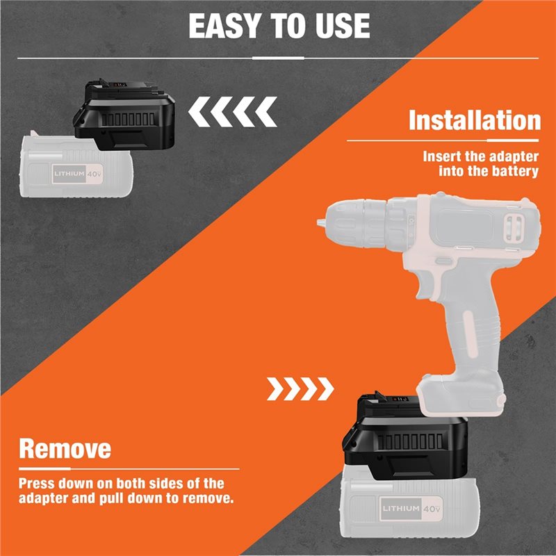 【RECOMENDAR】Adaptor Baterai Un - Black+Decker Tool Cordless ulasan dan harga