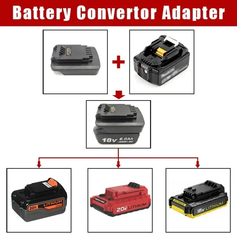 Adaptor MT18BPS untuk Baterai  - Black+Decker Tool Cordless ulasan dan harga